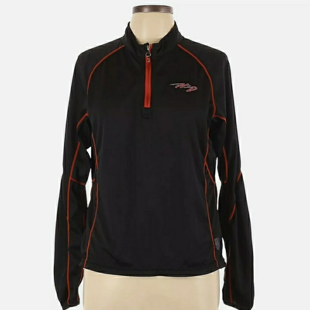 Harley Davidson Women Black Track Jacket